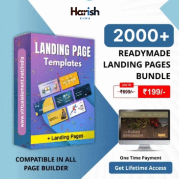 2000+ High Converting Landing Pages - Fully Customizable with Elementor